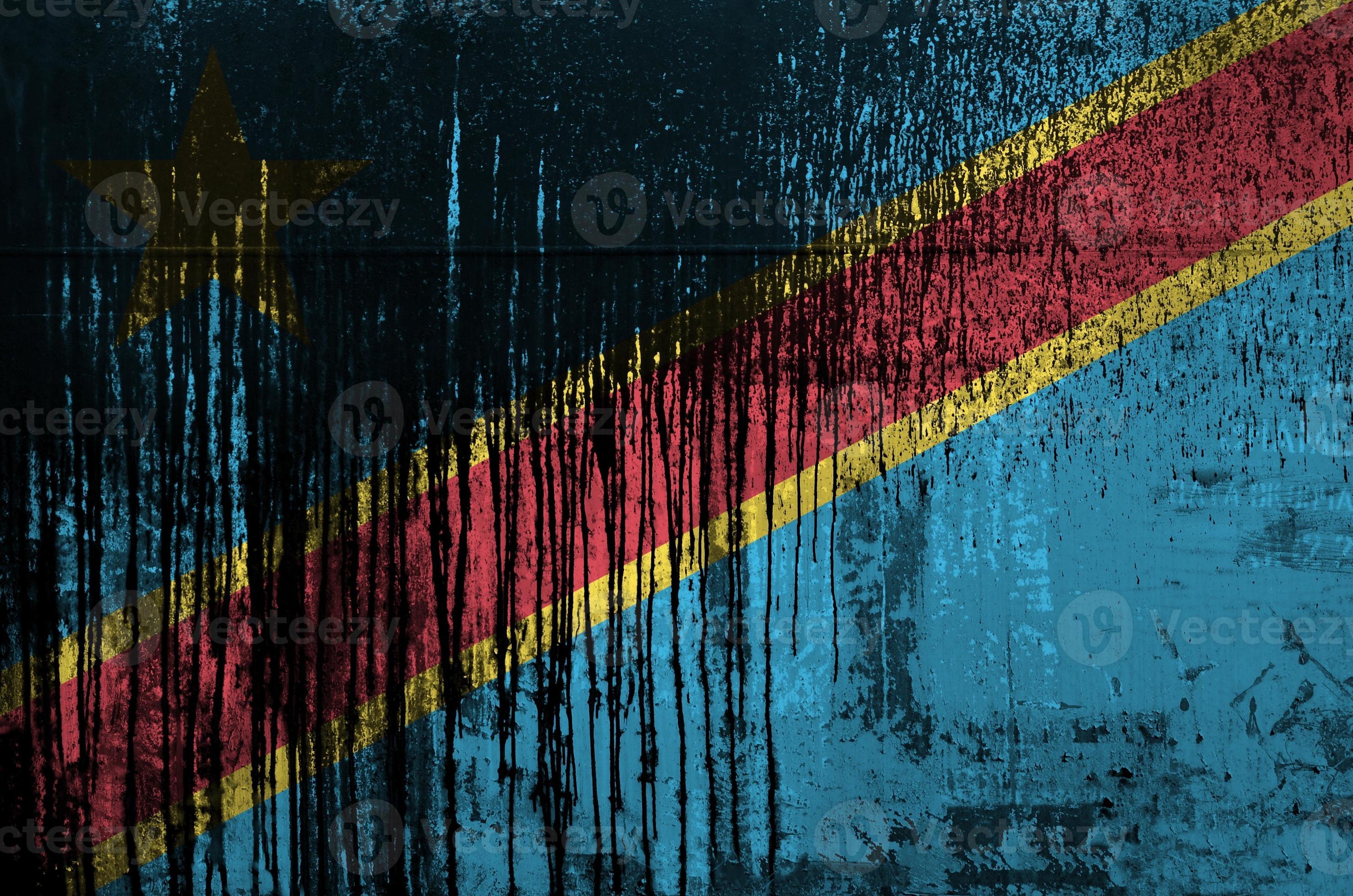 Drapeau : République démocratique du Congo - Fond d'écran et