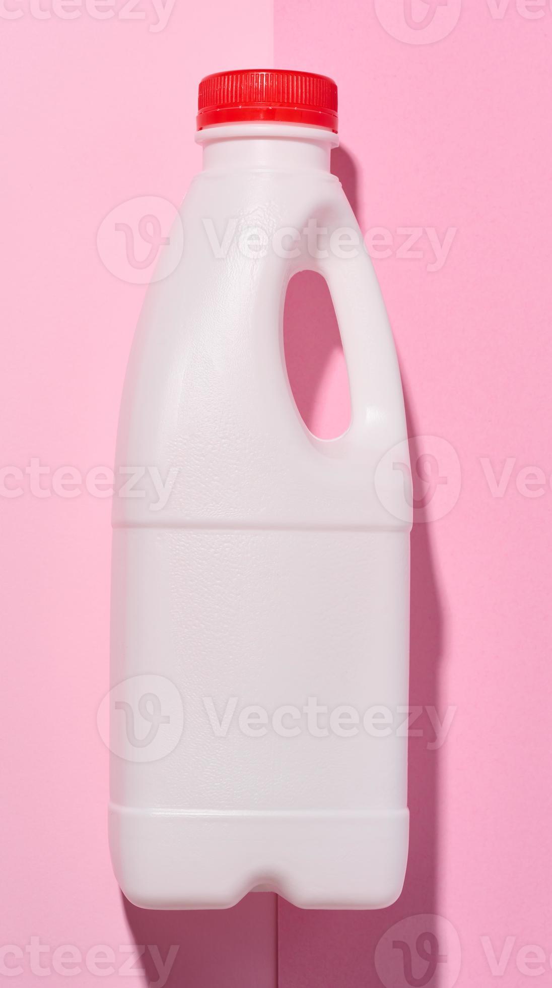 bouteille en plastique blanc pour le lait et les produits laitiers