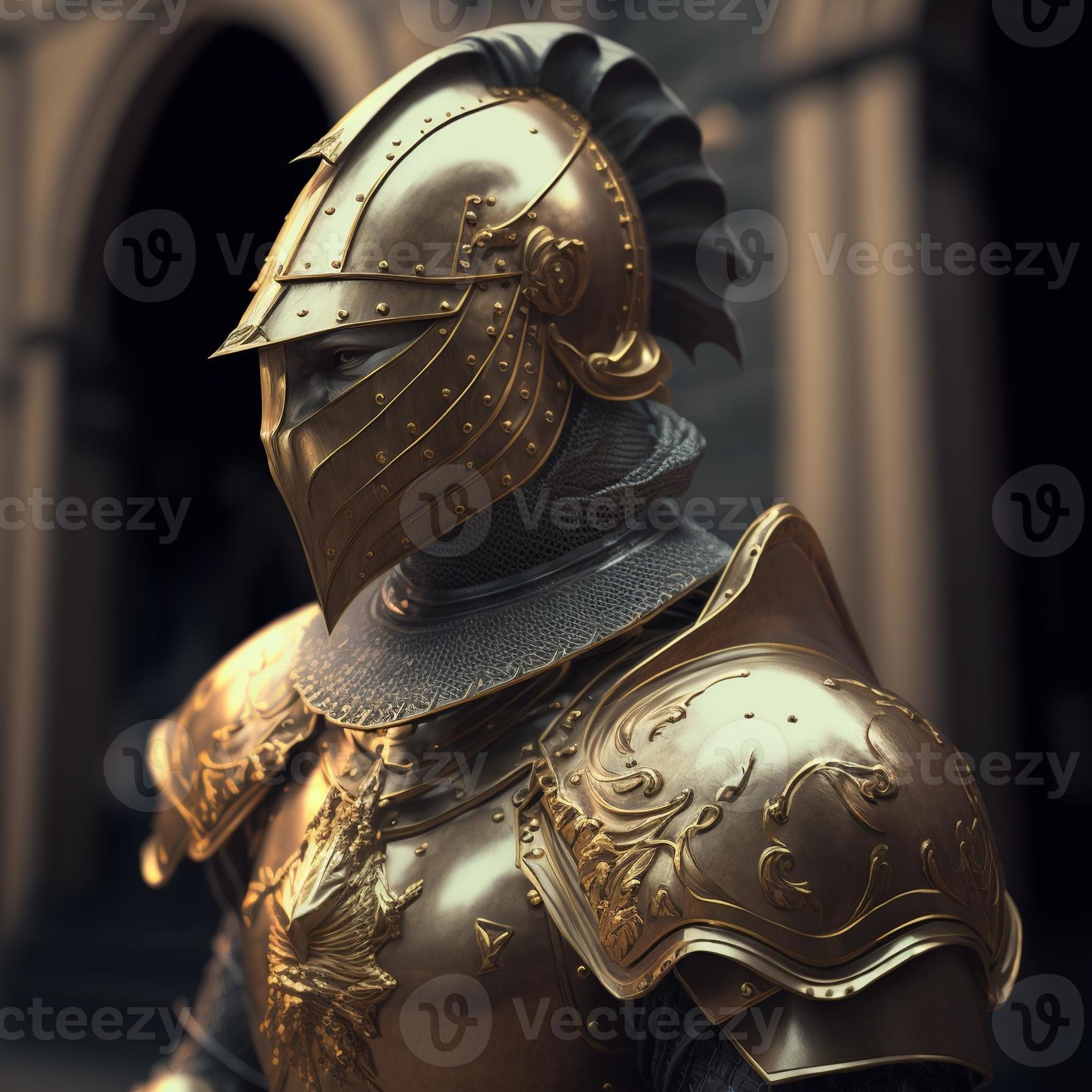 armure médiévale de chevalier Stock Photo