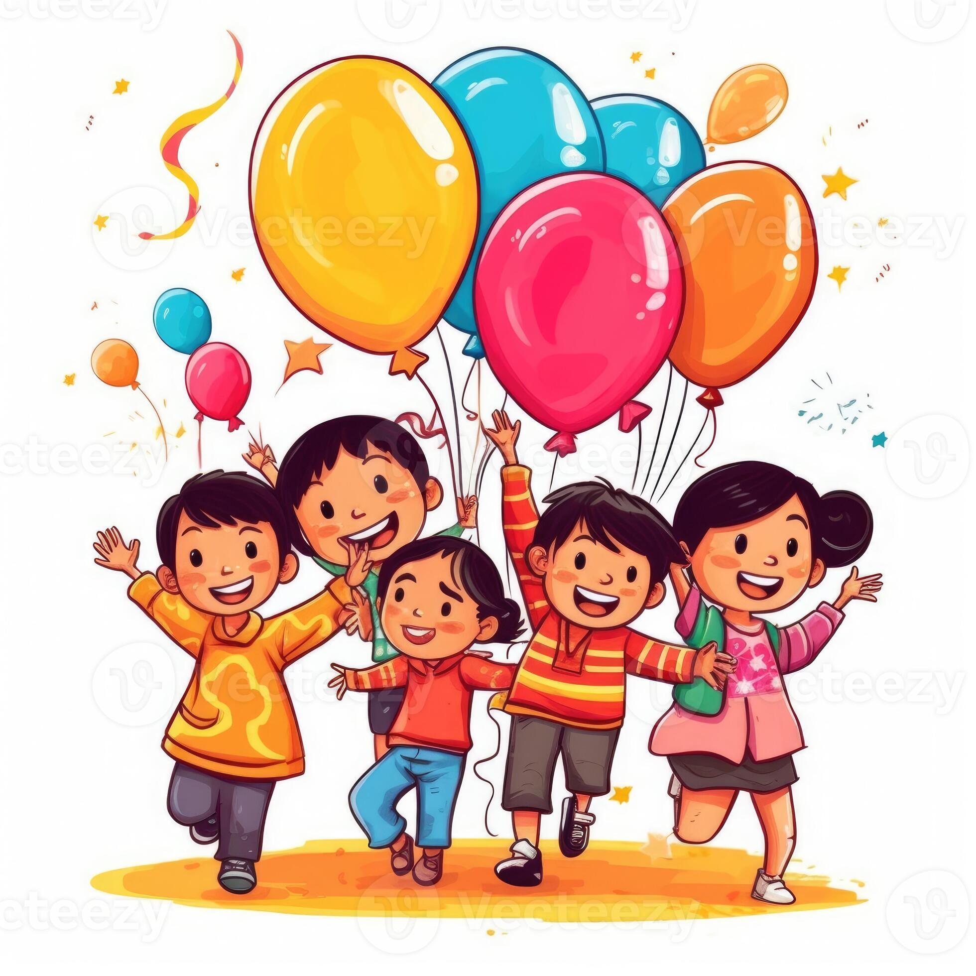 un ensemble d'images, un ballon gonflable rond et lumineux pour les jeux d' enfants, une illustration vectorielle en style dessin animé sur un fond  coloré 9197877 Art vectoriel chez Vecteezy