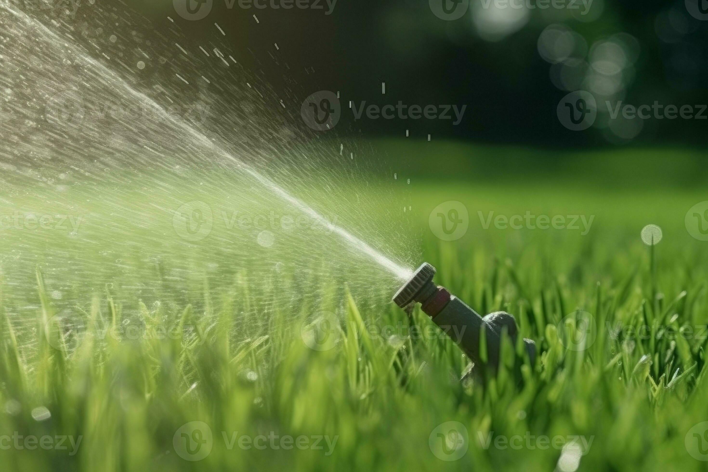 arroseur automatique d'herbe verte, pulvérisateur d'eau pour