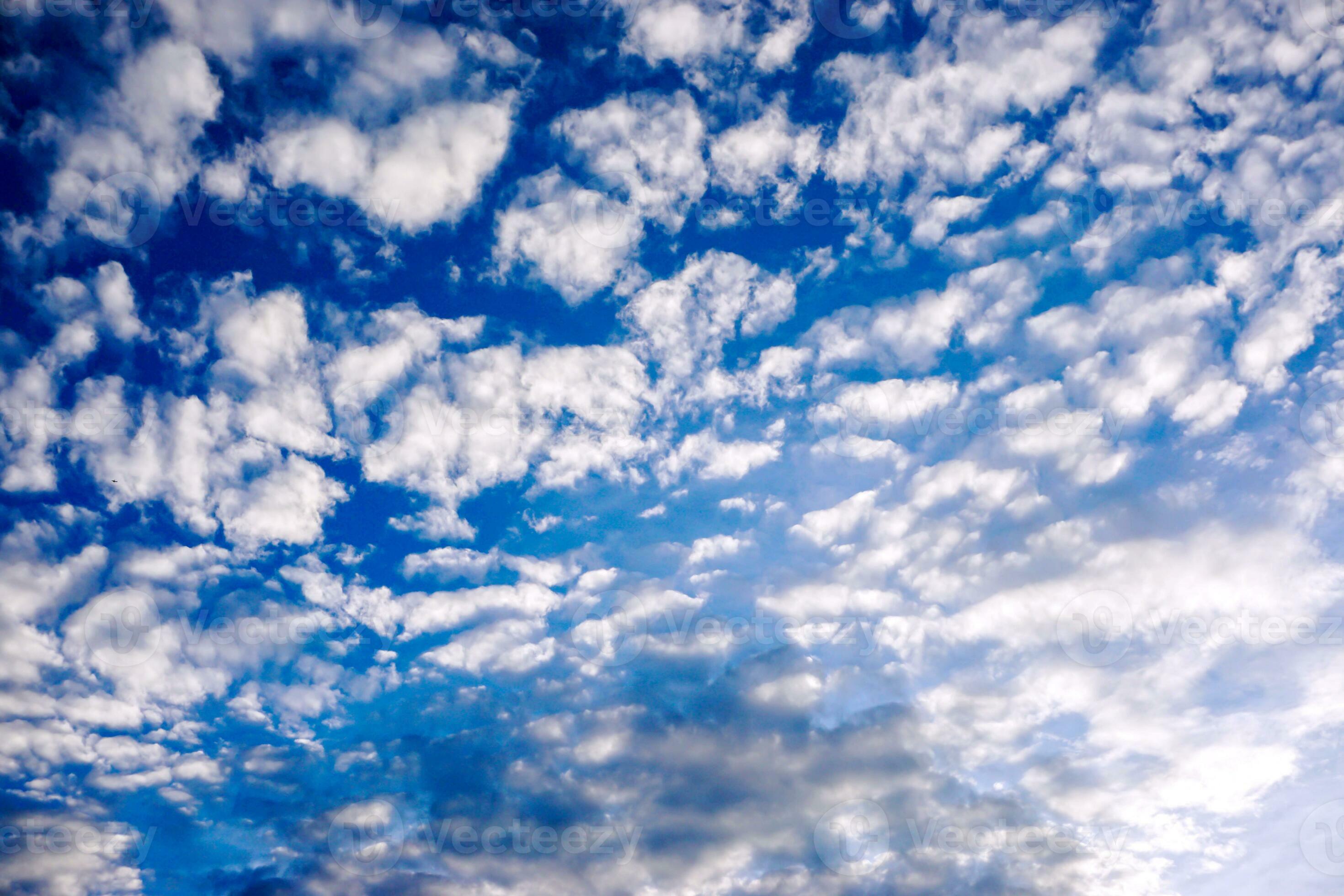 Nuage En Coton Sur Bleu Ciel