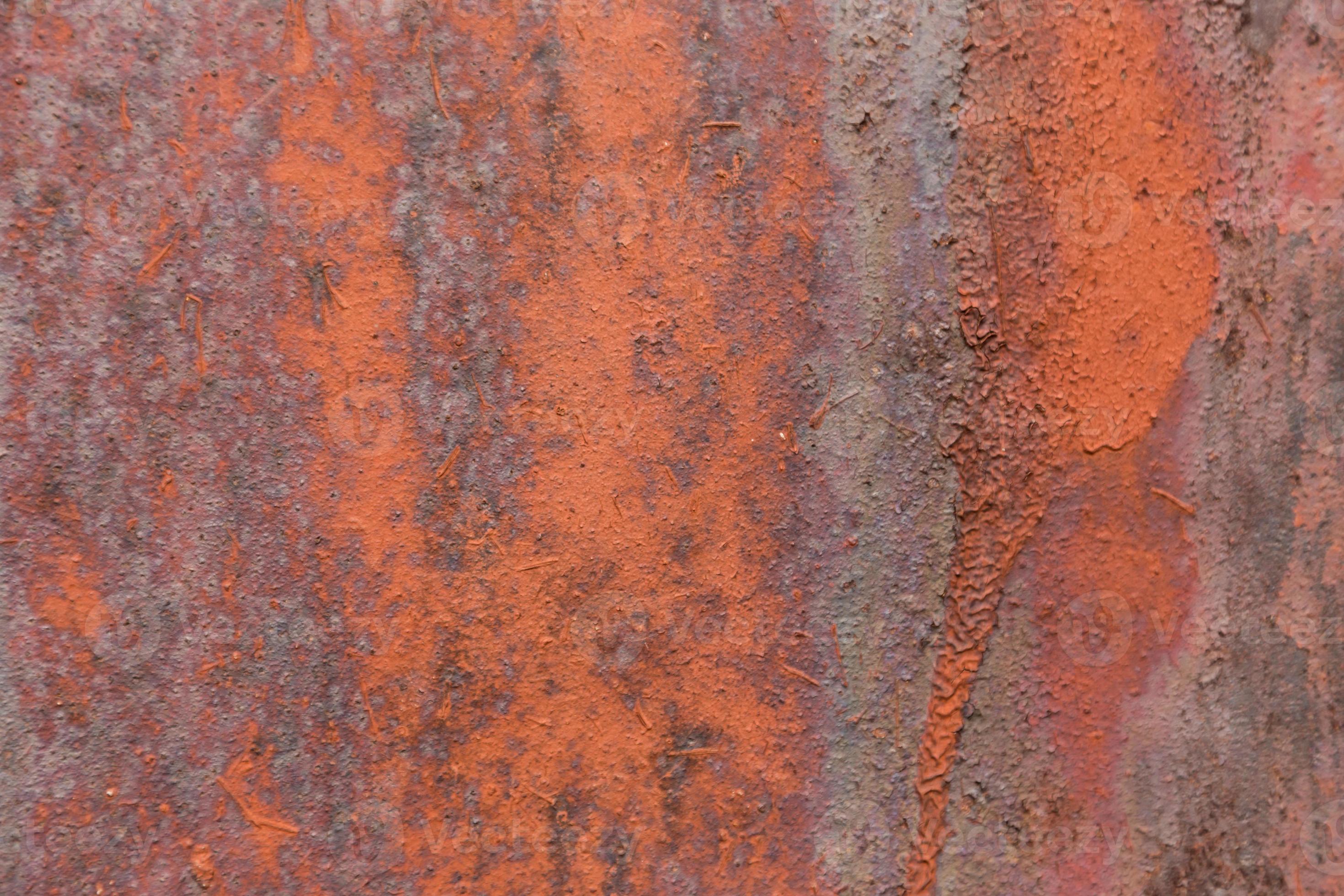 mur de métal rouillé photo