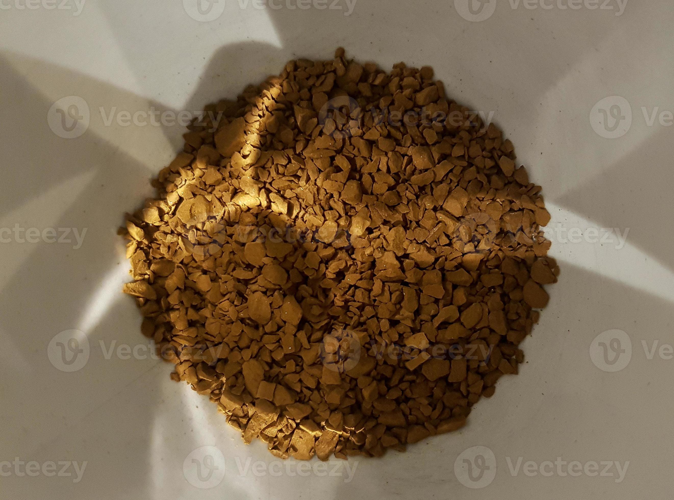 granules de café instantané photo