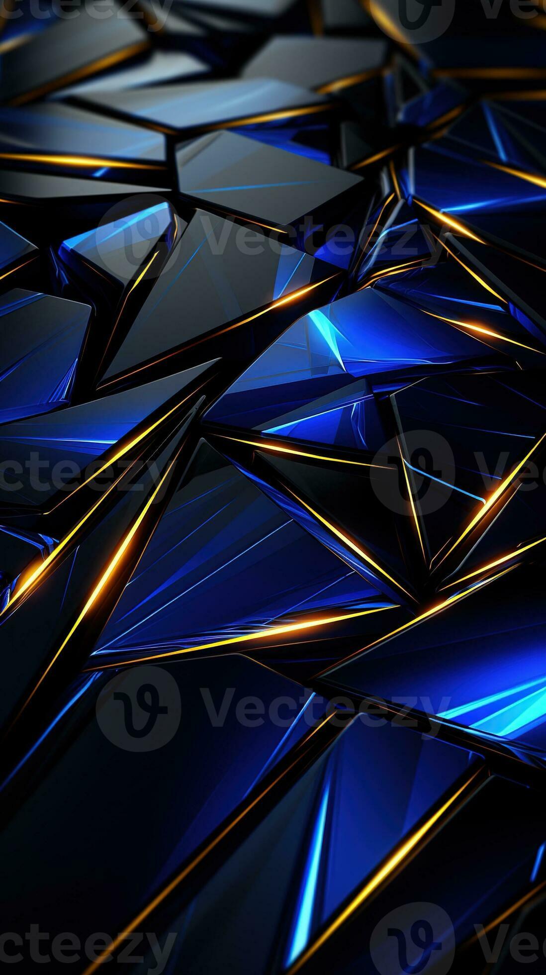 métallique bleu et noir fond d'écran dans une technologie style, haute  résolution. génératif ai 28133620 Photo de stock chez Vecteezy