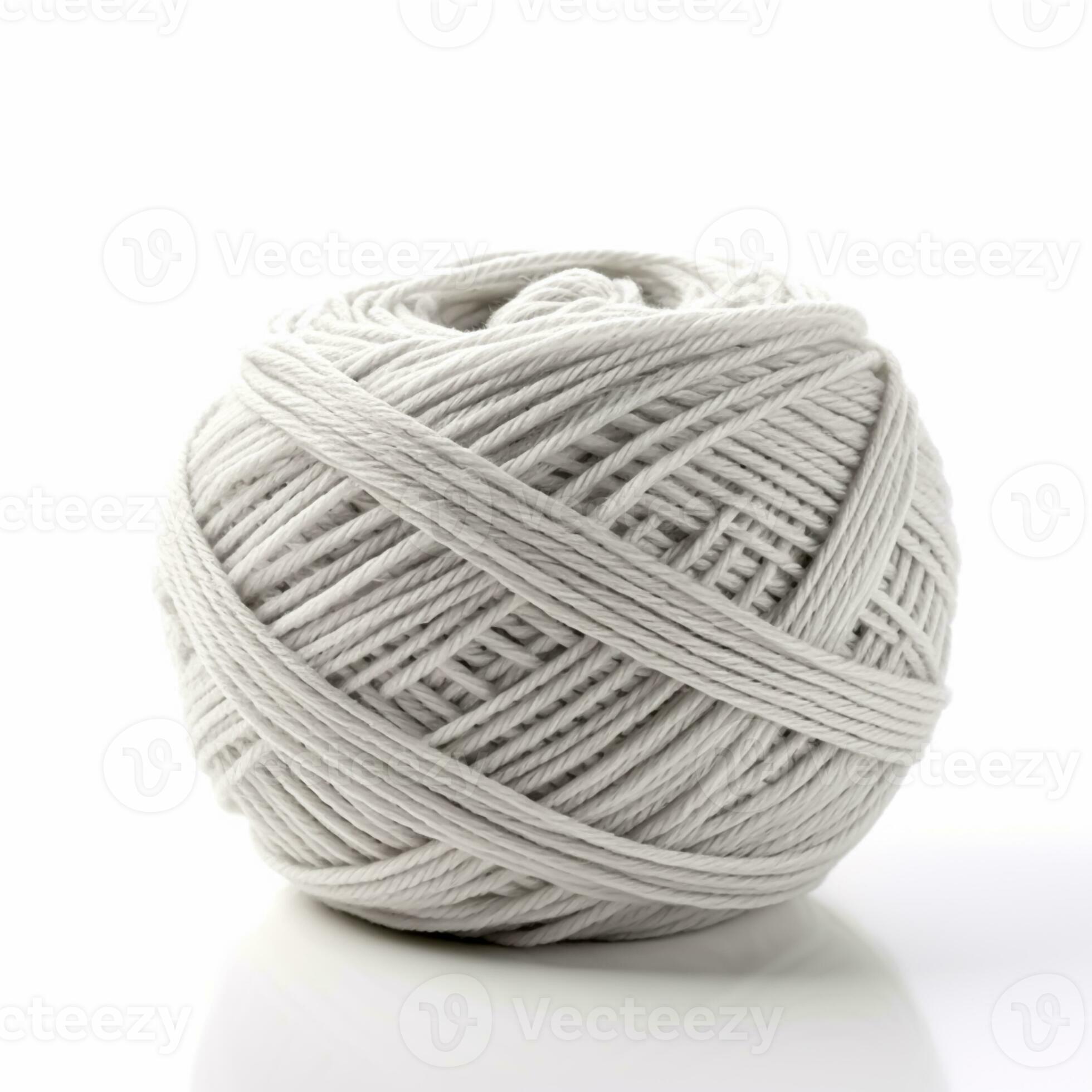 fil des balles pour tricot et crochet isolé sur blanc arrière-plan