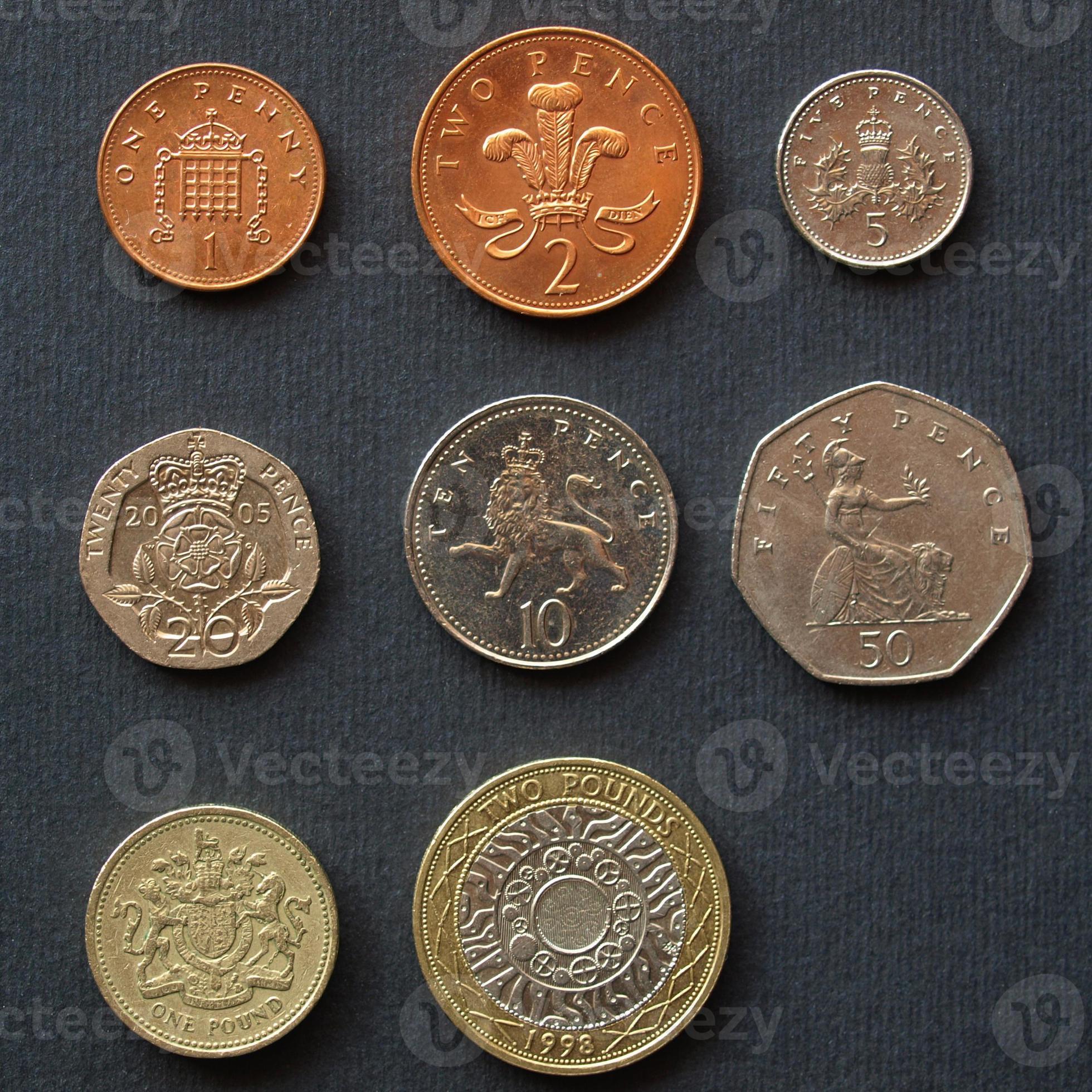 pièces de monnaie, royaume-uni photo