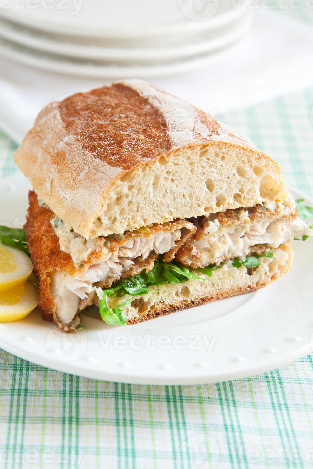 sandwich au poisson-chat photo