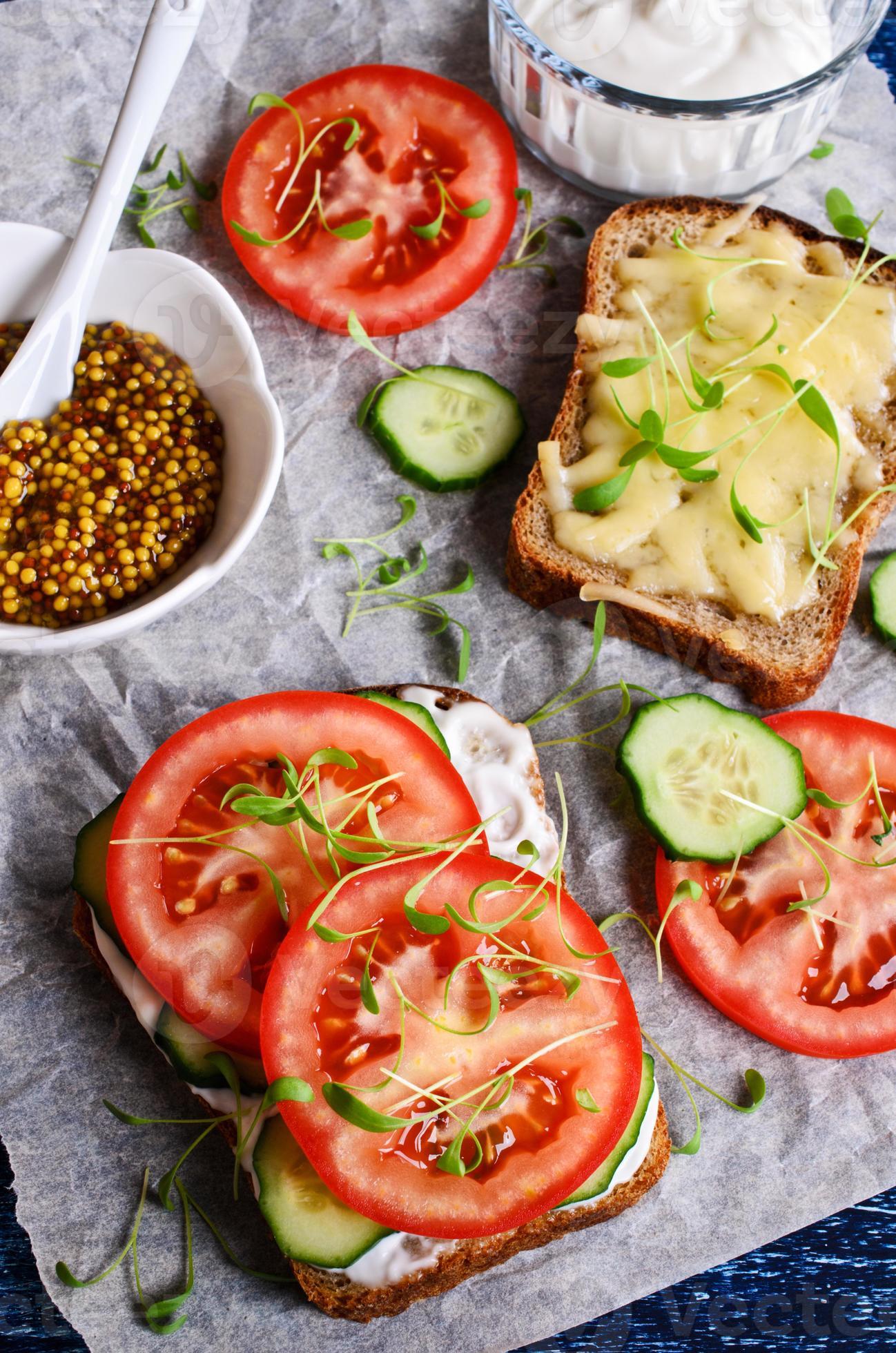 sandwich aux légumes photo