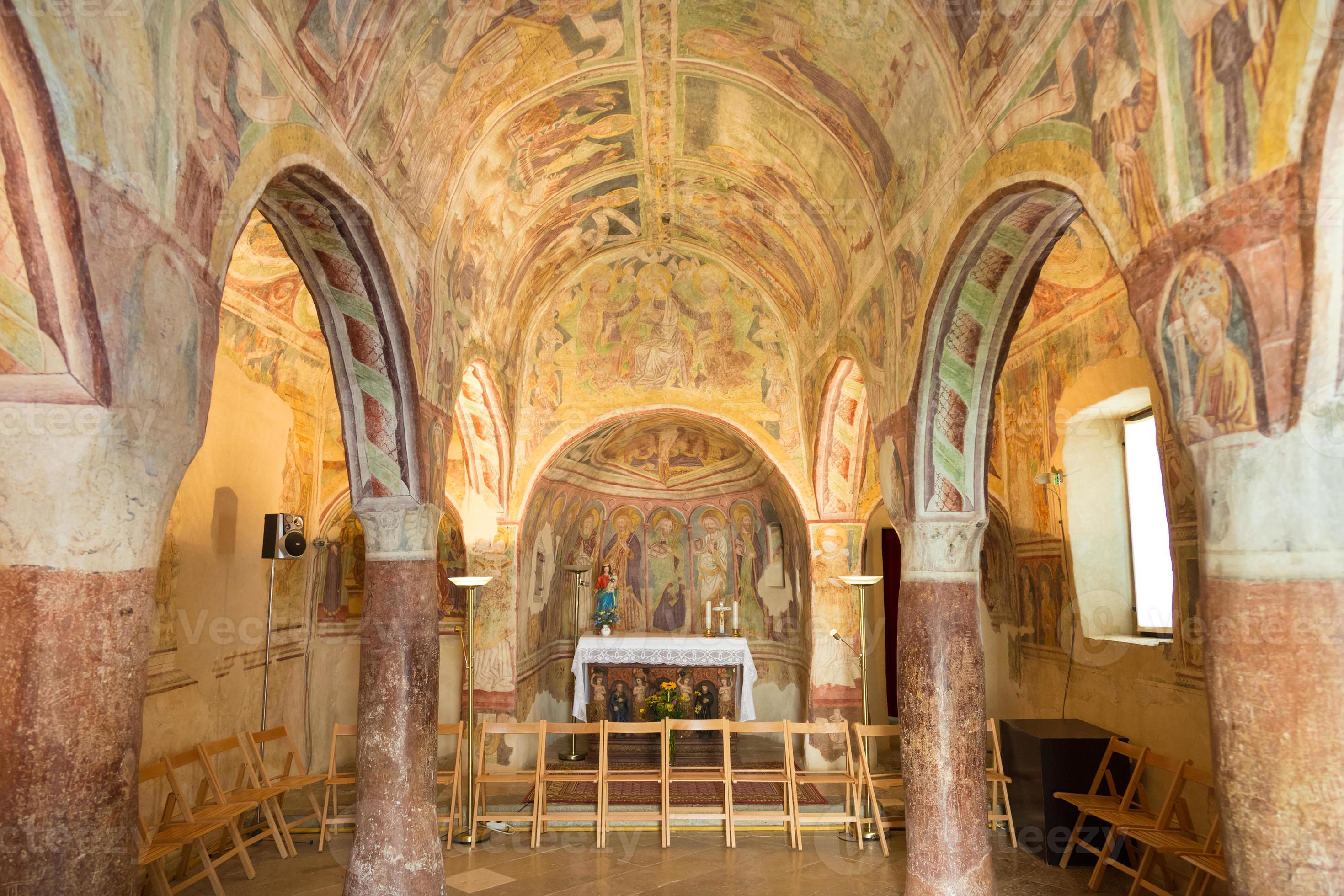 danse macabre fresco, hrastovlje, slovénie. photo