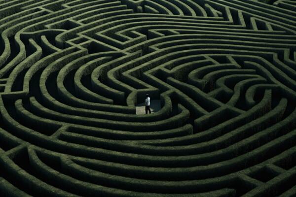 Labyrinthe de sagesse chinois puzzle culture dans ancien loisir Jeux généré  par ai 25082473 Photo de stock chez Vecteezy