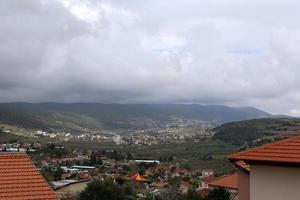 paysage naturel dans le nord d'israël. photo