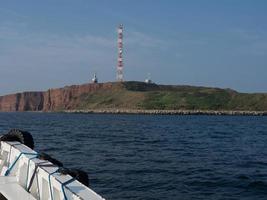 île de helgoland dans la mer du nord photo