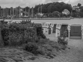 ville d'eckernfoerde à la mer baltique photo