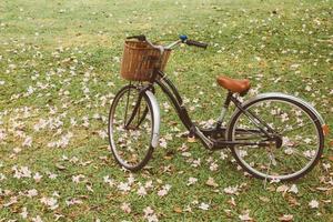 vélo vintage avec style de filtre vintage photo