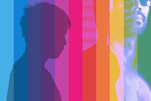 image couleur d'arrière-plan diversité des sexes également connue sous le nom de lgbtq, elle signifie lgbtq photo