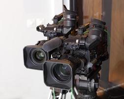 caméra vidéo numérique professionnelle. photo