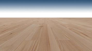 une image de rendu 3d du plancher en bois photo