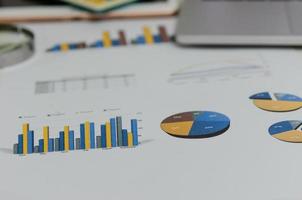 document d'entreprise rapport graphique analyse statistique financière et graphique information de gestion et recherche plan d'investissement vente sur le bureau au bureau.