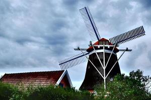 Moulin à vent en Frise orientale Allemagne photo