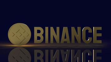 le bnb ou coin crypto monnaie photo