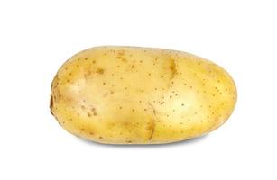 pommes de terre isolés sur fond blanc photo