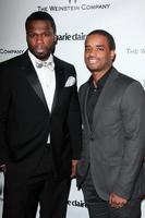 los angeles, jan 11 - 50 cent, larenz tate à la société weinstein netflix golden globes after party à beverly hilton adjacent le 11 janvier 2015 à beverly hills, ca photo