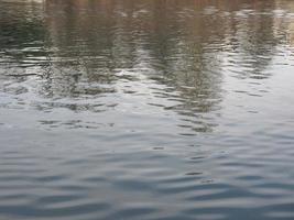 fond de surface de leau bleue photo