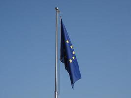 drapeau de l'union européenne photo