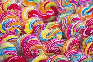 fond de bonbons colorés photo