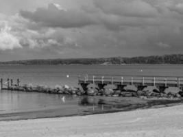 ville d'eckernfoerde à la mer baltique photo