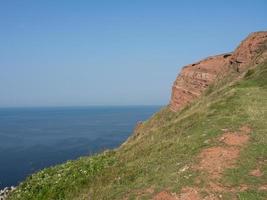 île de helgoland dans la mer du nord photo