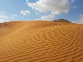 dunes de sable dans le désert photo