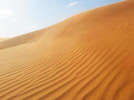 dunes de sable dans le désert photo