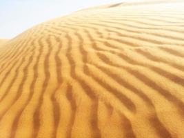 dunes de sable dans le désert photo