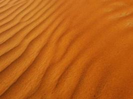 dunes de sable dans le désert photo