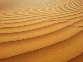 dunes de sable dans le désert photo