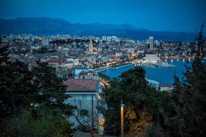 vue d'ensemble de split croatie photo