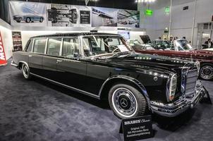 francfort - septembre 2015 brabus classique mercedes-benz 600 pullman photo