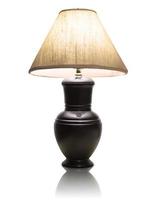 Lampe de table isolé sur fond blanc photo