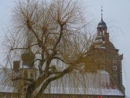 l'heure d'hiver dans un château en allemagne photo