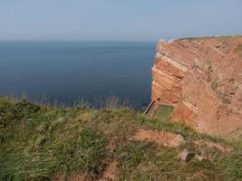 île de helgoland dans la mer du nord photo