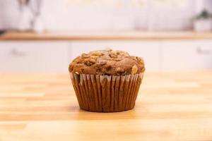 Muffin aux noix de banane dans une cuisine photo