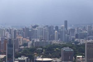 vue à vol d'oiseau de singapour photo