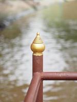 tête de colonne de balcon en laiton photo