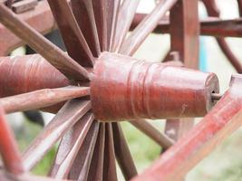 roue de charrette 4 roues photo