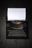 machine à écrire antique photo