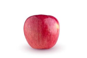 pomme rouge isolé sur fond blanc photo