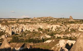 vue sur la cappadoce en turquie photo