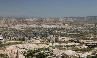 vue sur la cappadoce en turquie photo